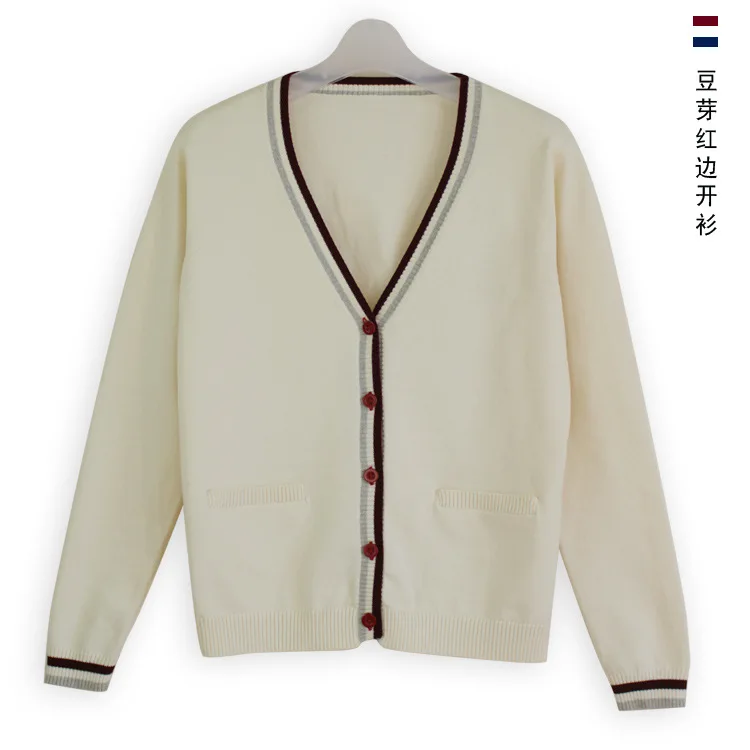 Japanese JK Uniform Cardigan Class Uniform British Student School Knitted Sweater