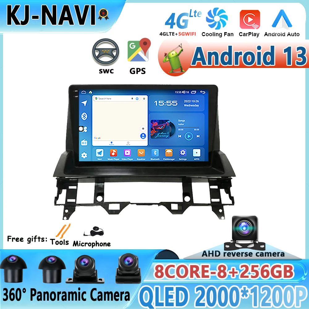 

Автомагнитола для Mazda 6 2002- 2008, стерео, Android 13, мультимедийный видеоплеер, навигация, GPS, Carplay, Авторадио, зеркало, Liink, DVD