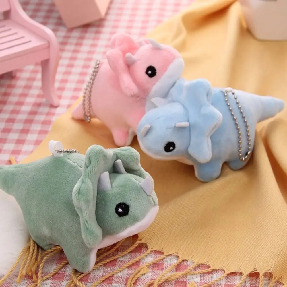 

Dinosaur Plush Keychain Dinosaur Doll Pendant Triceratops Keyring Crocodile Bag Pendant Soft Cartoon Cute Plush Stuffed Doll