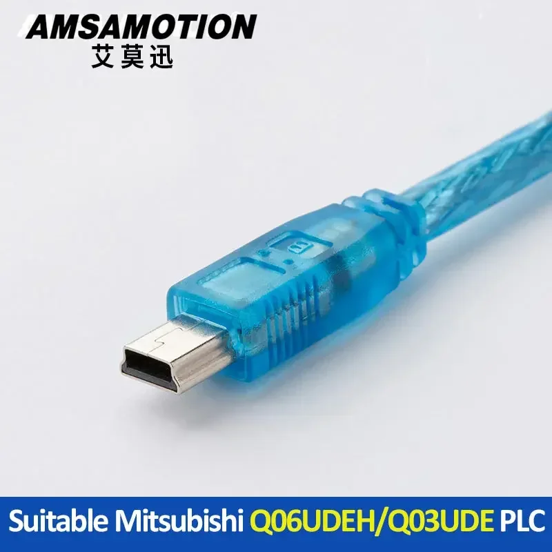 USB-Q 미쓰비시 Q 시리즈 프로그래밍 케이블, USB-Q06UDEH Q03UDE USB-미니 포트 다운로드 케이블
