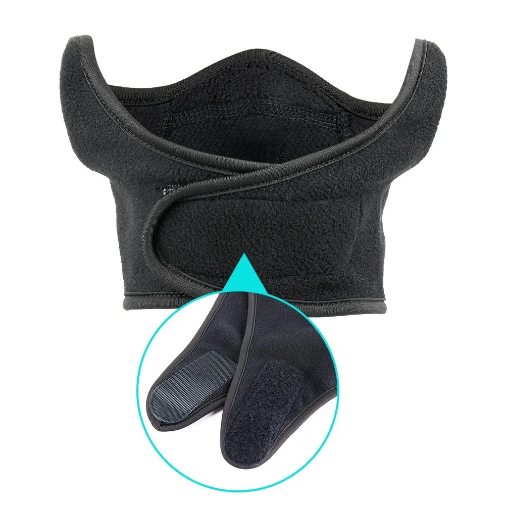 

Fluffy Fleece Cold Weather Neck Warmer Windproof Cellular Network Face Bandana Warm Cotton Skiing Face Mask Winter Hiking