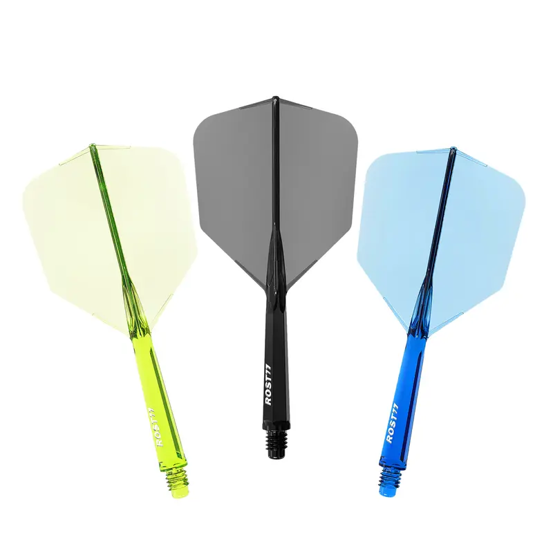CUESOUL ROST 77 Integrated Dart Shaft and Flight,Big Wing Shape Set of 3 Pcs-Transparent Color - Image 11