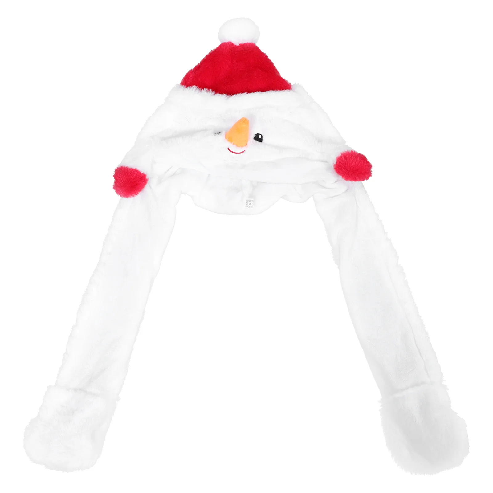 

Glowing Christmas Plush Hats Ear Moving Jumping Hat Snowman Hat Christmas Funny Jumping Hat Plush Winter Xmas Holiday