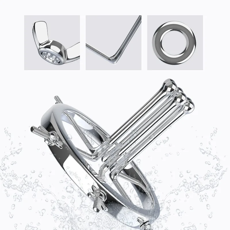 Adjustable Huge Stainless Steel Anal Dilator Metal Vaginal Speculum Fisting Vaginal Dilator Anal Training dildos Adult Sex Toys