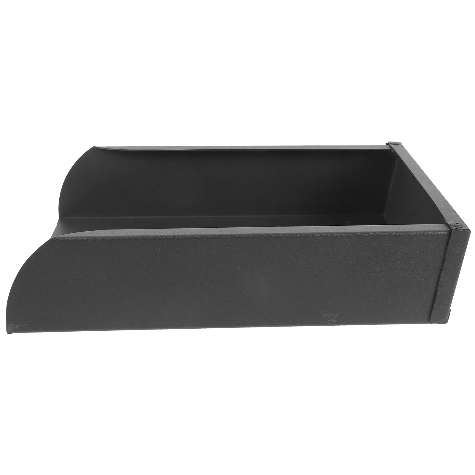 300x200 Large Capacity Aluminum Alloy Rainwater Collection Gutter Downspout Splash Block Deep Gray Outdoor Ground Villa Building