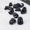 5PC Nail Sunscreen Black Hand Finger Protect Cover Light Therapy Lamp Nail Enhancement Tool Black Elastic UV Resistant Nail Case 6