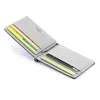 Brand Men Wallet Short Skin Wallets Purses PU Leather Money Clips Sollid Thin Wallet For Men Purses 3
