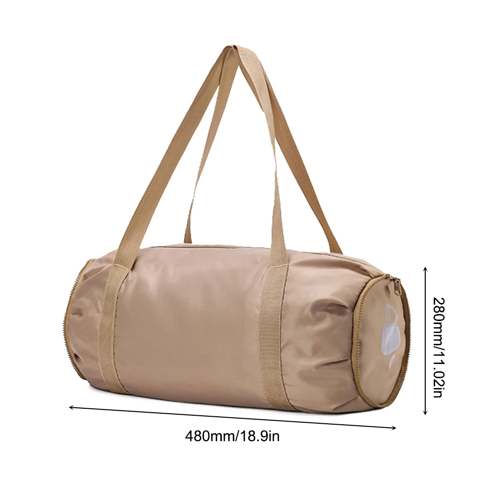 25L Gym Workout Bag Oxford Duffel Bag Waterproof Overnight Tote with Compartment and Wet Pocket Foldable for Camping Travel Gear 6