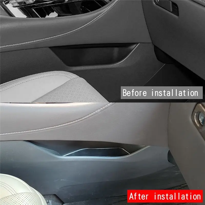 NEW-토요타 알파드 40 시리즈 2023+용 시트 사이드 수납함 LHD