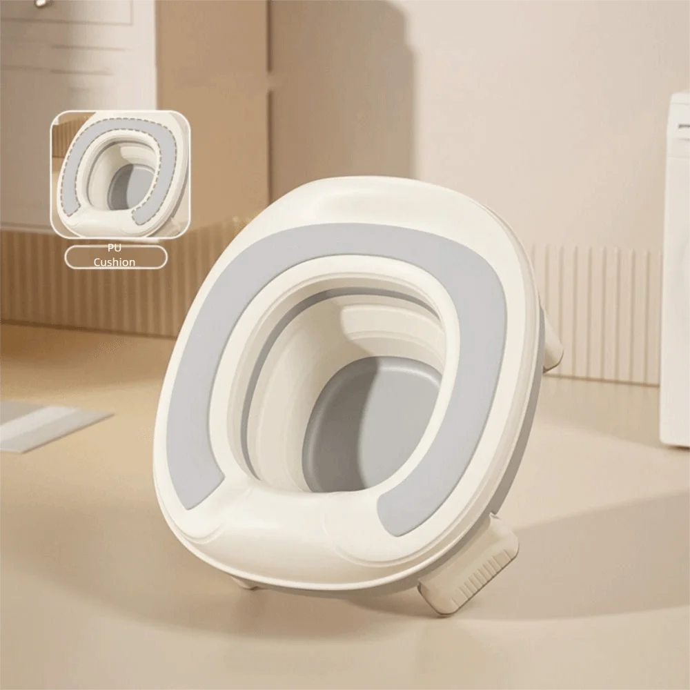 Foldable Children's Toilet Seat Easy To Wash Anti-slip Children Urinal Splash-proof Household Toilet Training Seat Outing