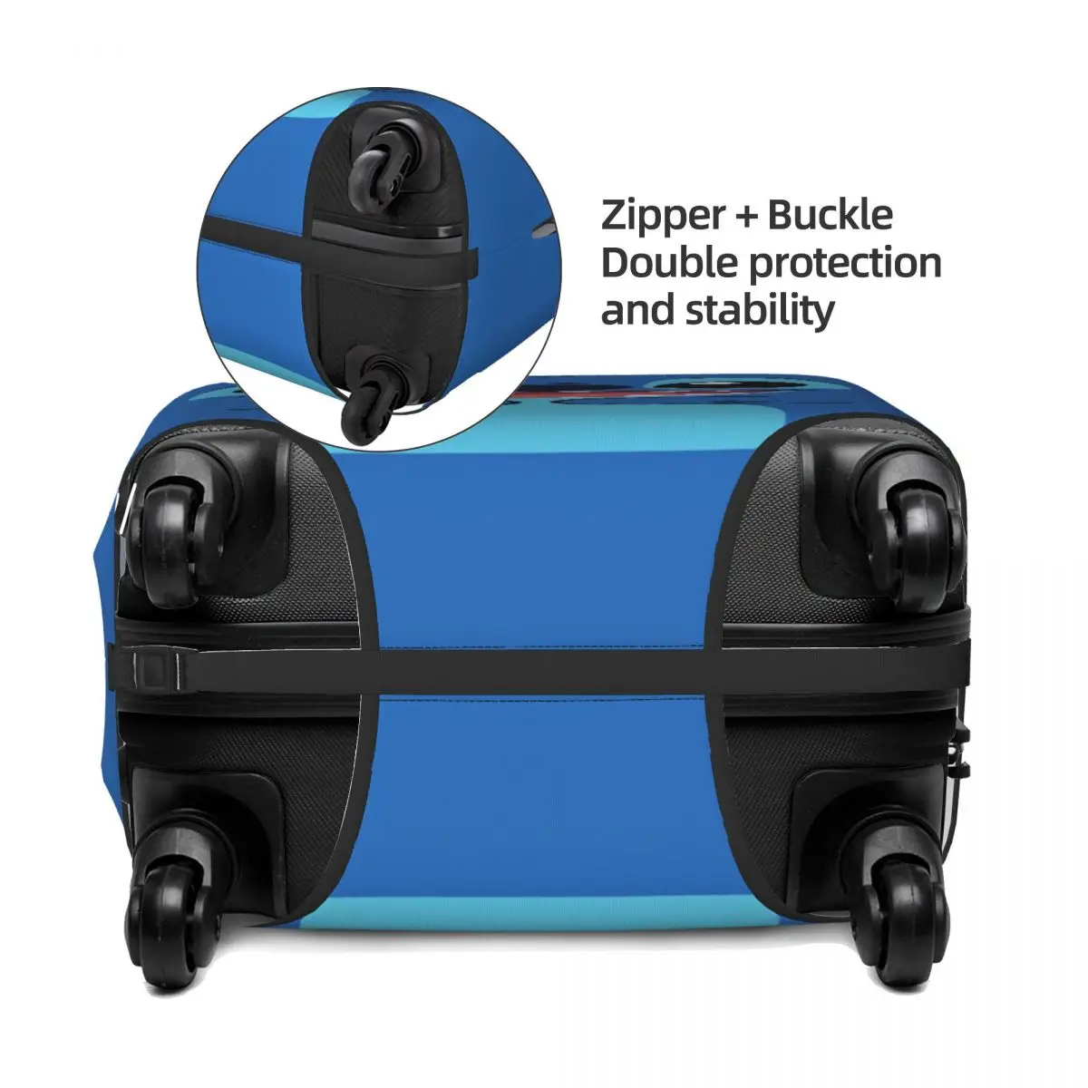 Stitch Suitcase Cover Washable Luggage Covers Protector for 18-32 inch