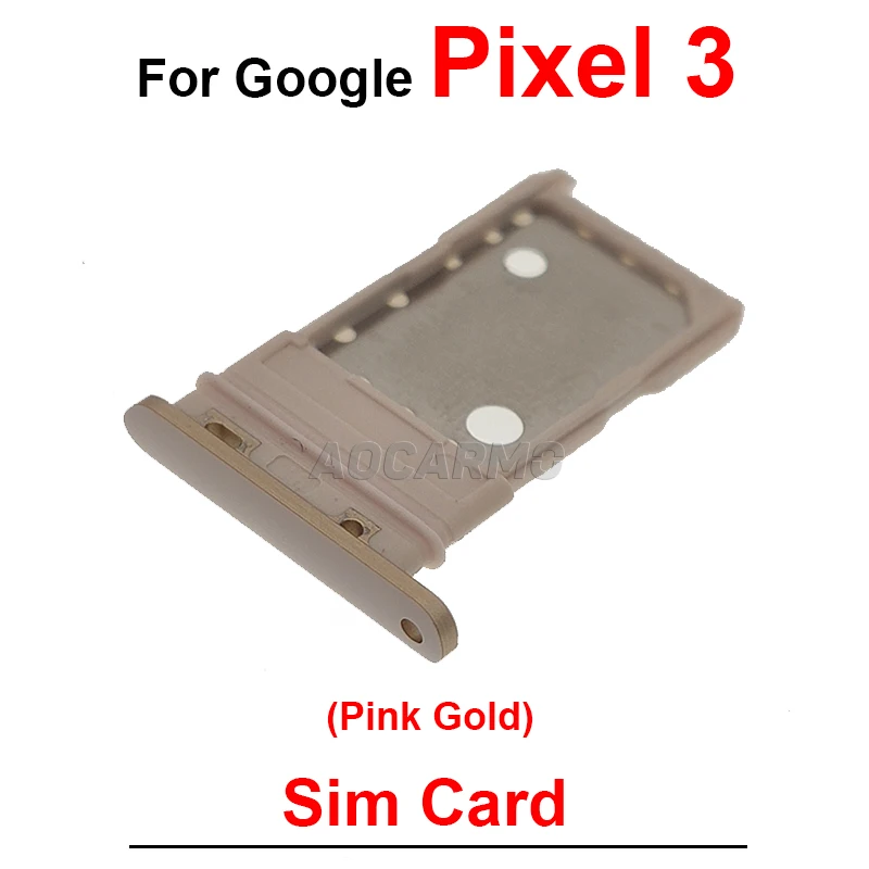 SIM Card Holder Tray Replacement - Black, White, Purple, Pink, Gold