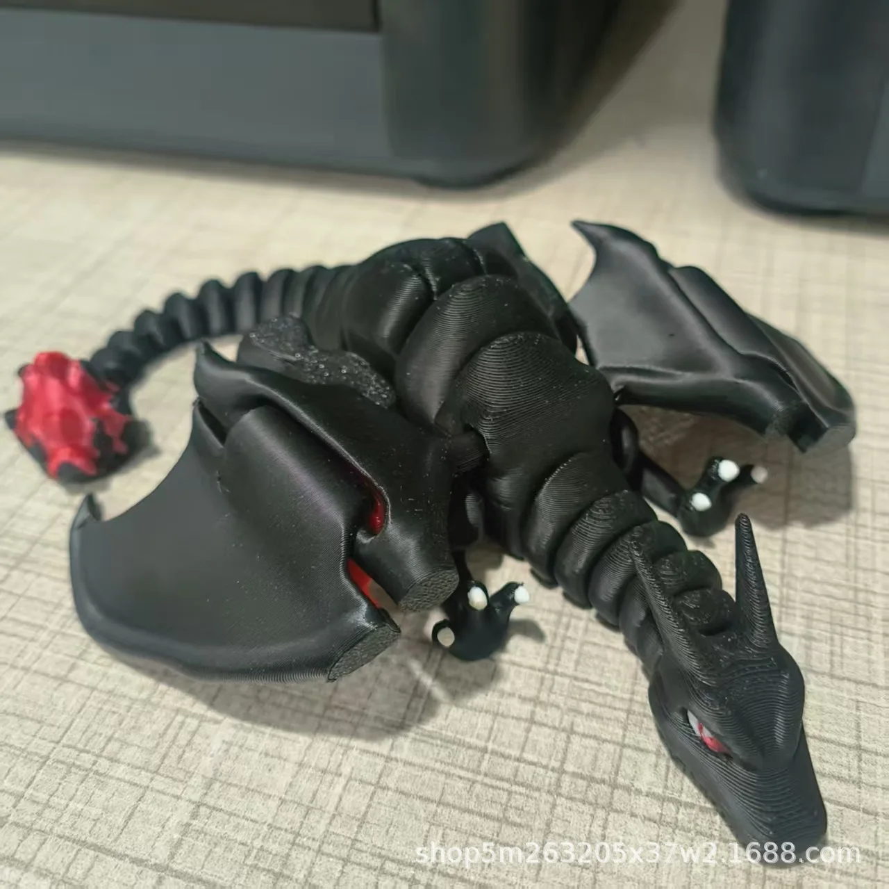 3D Printed Charizard Anime Character Figure - Articulated Desk Ornament Toy