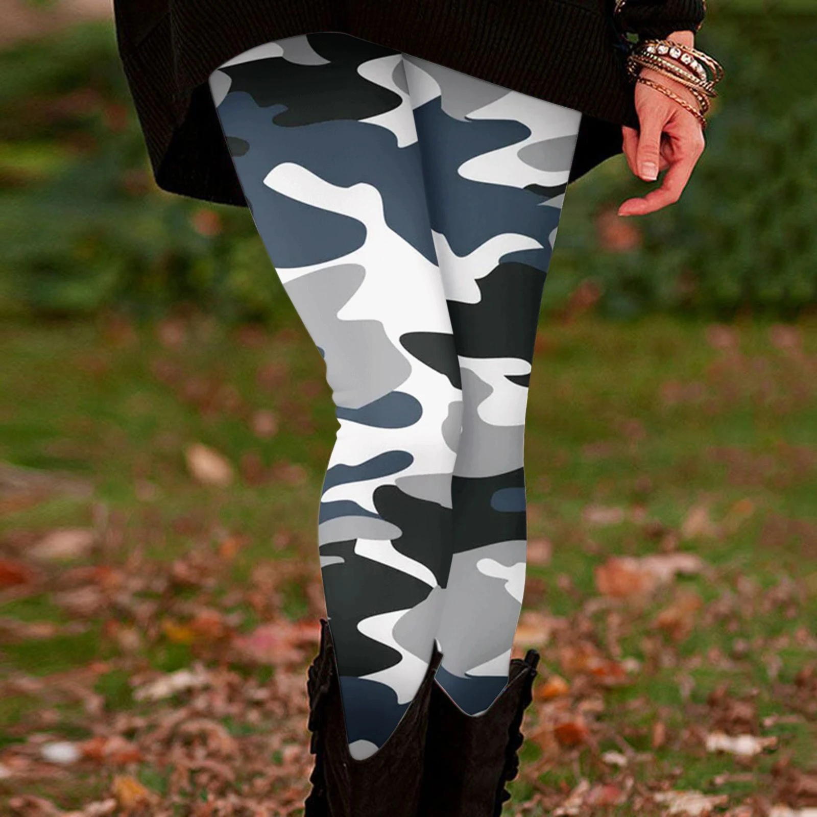Ladies Patterned Gym Leggings