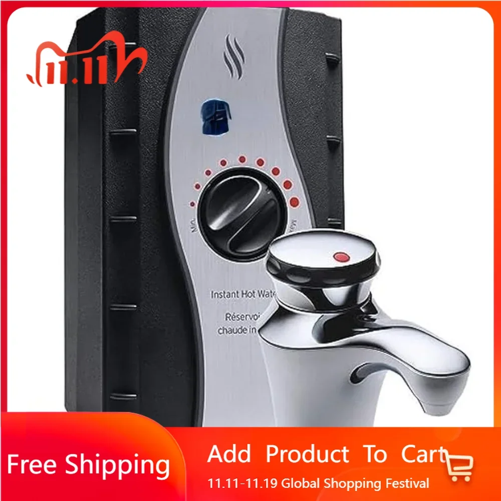 Water heater Invite Contour Instant Hot Water Dispenser System-Faucet & Tank, Chrome,