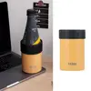 304 Stainless Steel Insulated Beer Bottle Cooler Keep Warm/Cold Double Wall Beverage Cooler Cup Vacuum 350ml Drink Can Cooler 5