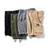 Loose Cropped Pants Men's High-End Jungle Mountaineering Summer New Cargo Shorts Casual All-Matching Straight Multi-Pocket Pants 5