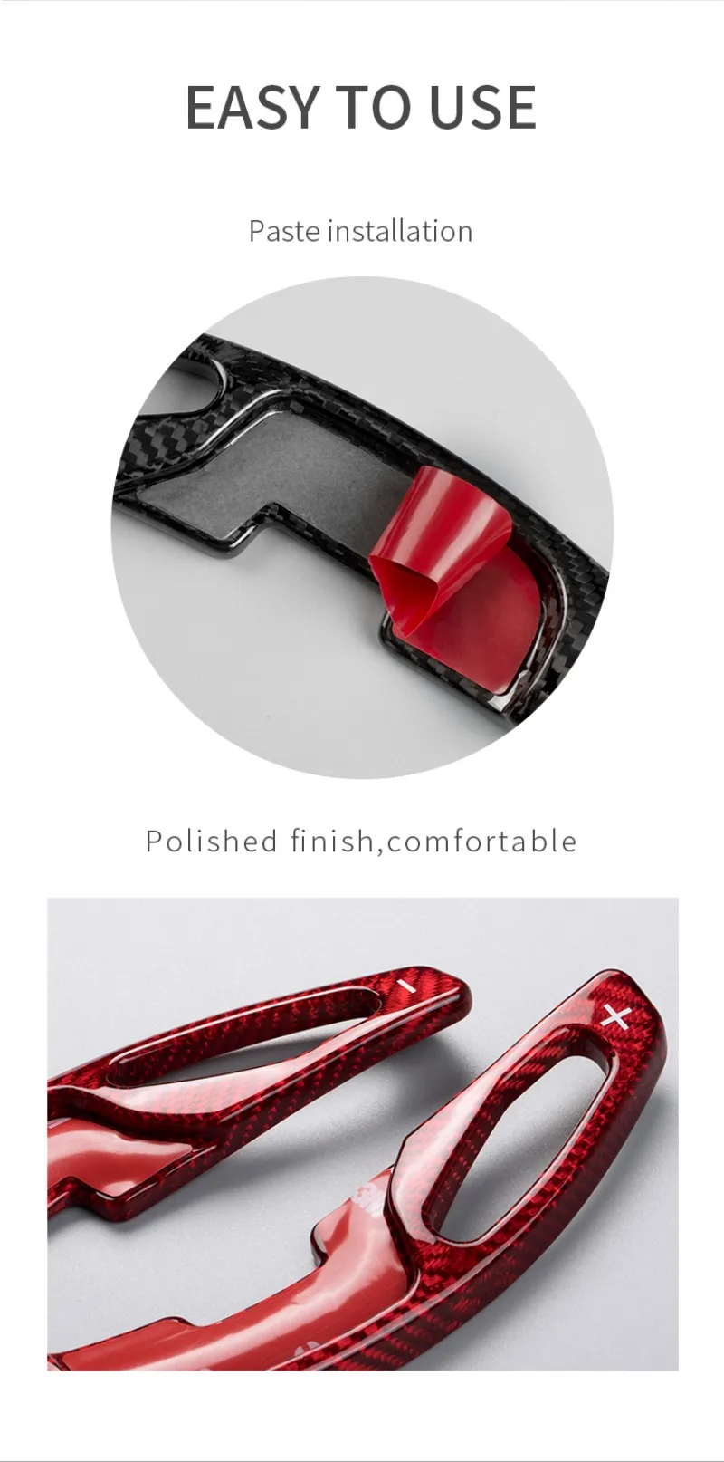 Carbon Fiber Shift Paddle Shifter For Lexus GS250 ES250 RX Steering Wheel Automotive Interior Paddles Shift