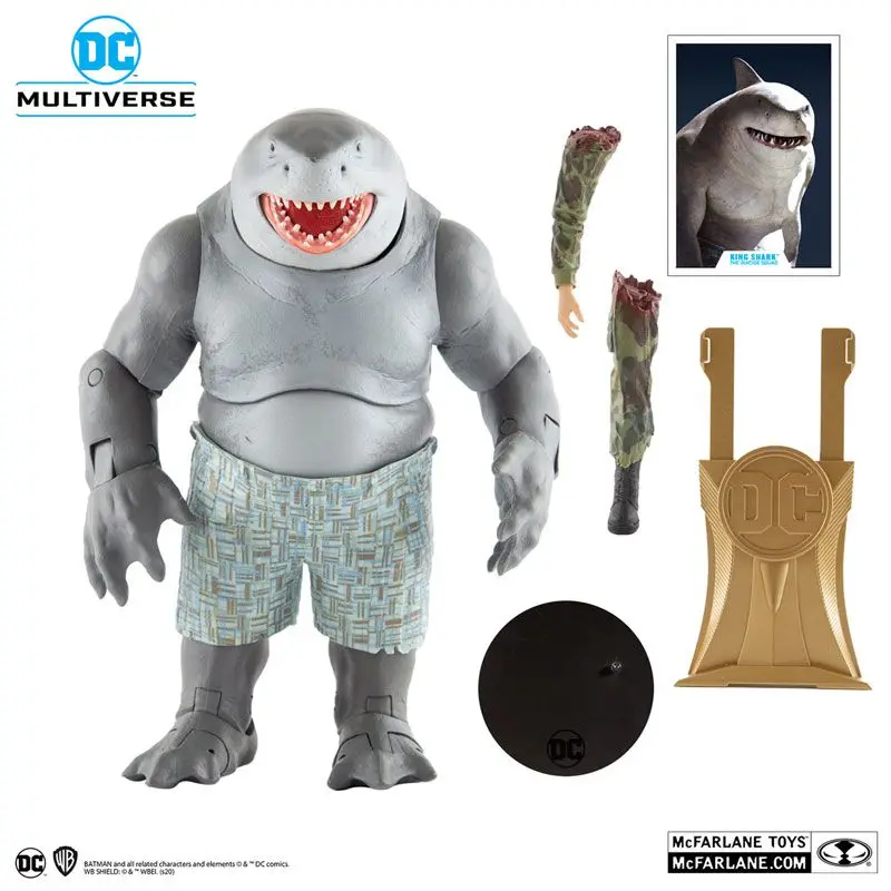 

Origina Mcfarlane DC Comics DC Multiverse King Shark Anime Action Collection Figures Model Toys