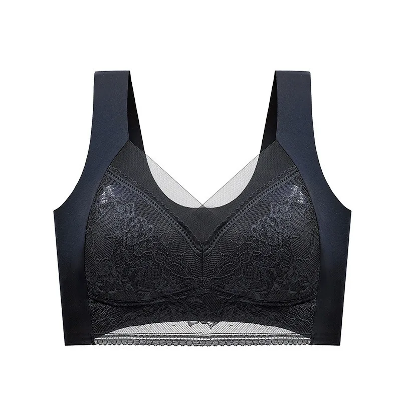 Seamless Lace Bra - Large Size Underwear | Breathable Thin Bra With Beautiful Back