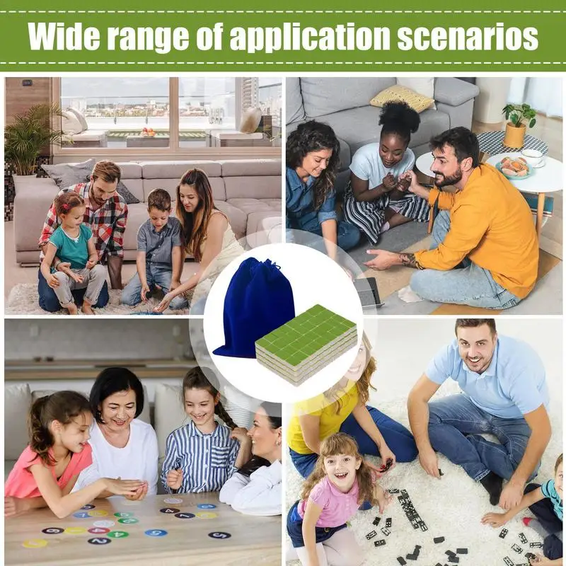 Outdoor Travel Entertainment Family Game Durable Colorfast Mini Game Set Travel Set No Odor Mahjong With Table Legs For