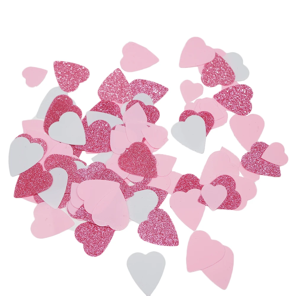 Love Heart Confetti Pink Blue Party Decorations for Baby Shower Wedding Birthday Party Supplies Home Decor 15g/bag 35mm party decorations,paper confetti