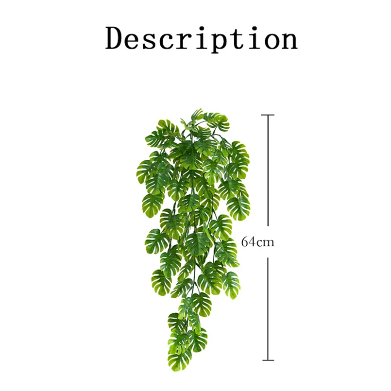 Artificial Turtle Leaf Plant Outdoor Overview