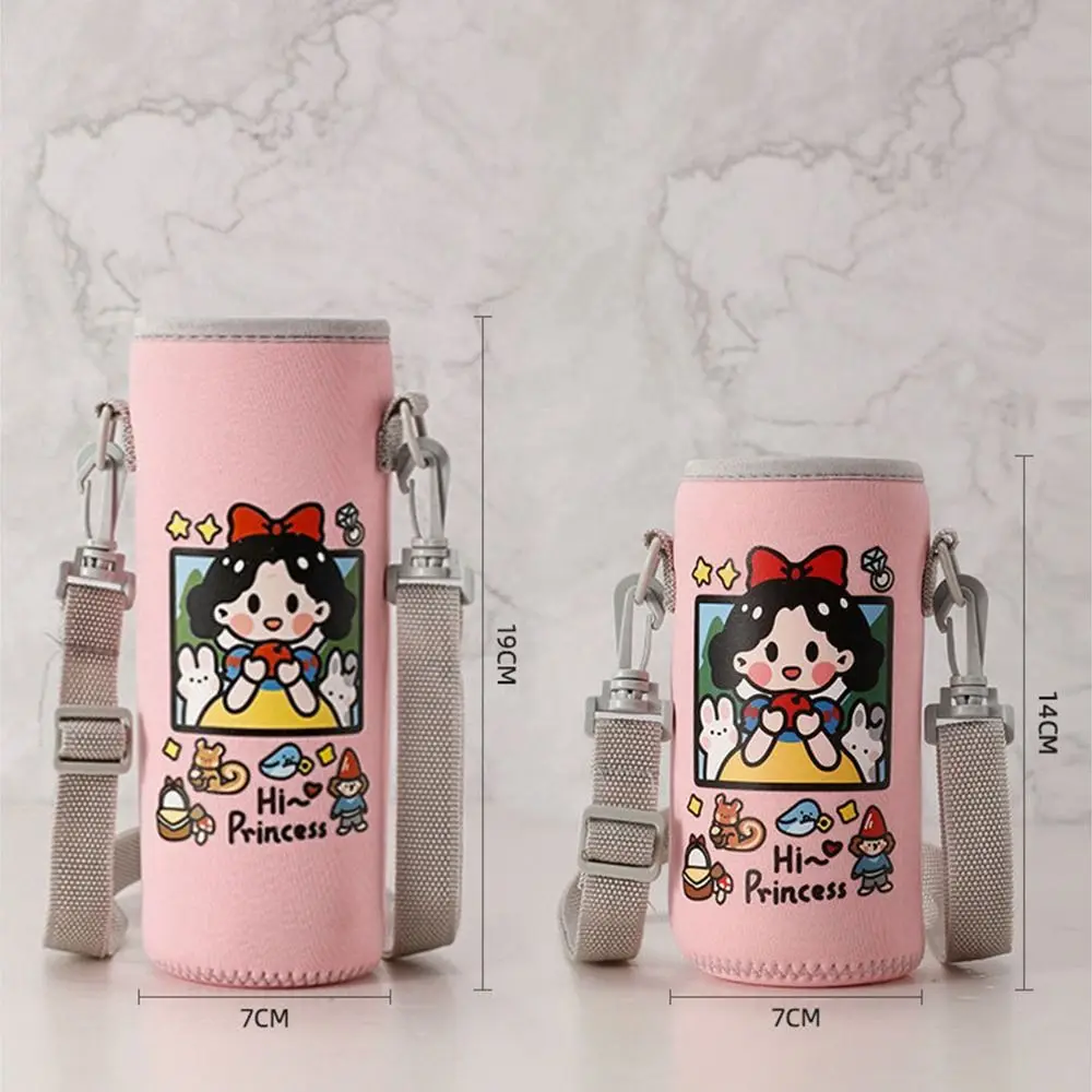 1Pcs Portable Cartoon Water Bottle Cover Case Insulated Bag Cup Pouch Vacuum Glass Cup Sleeve Sport Camping Accessory