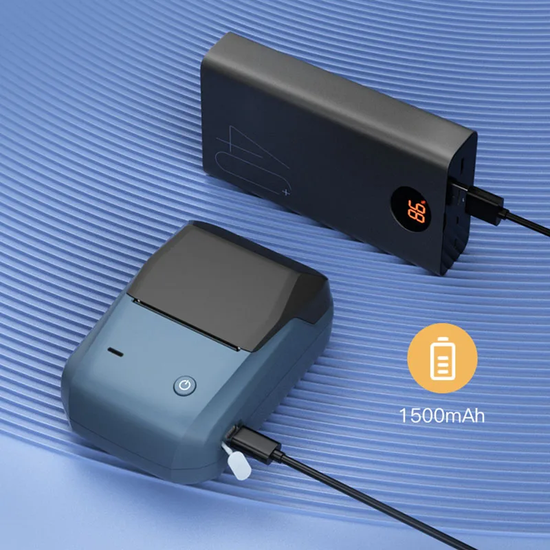 Niimbot b1 Impressora de Etiquetas Térmicas Bluetooth Portátil Etiqueta de Bolso Maker Barcode qr Code Etiqueta Auto-adesiva Máquina de Rotulagem - Imagem 3