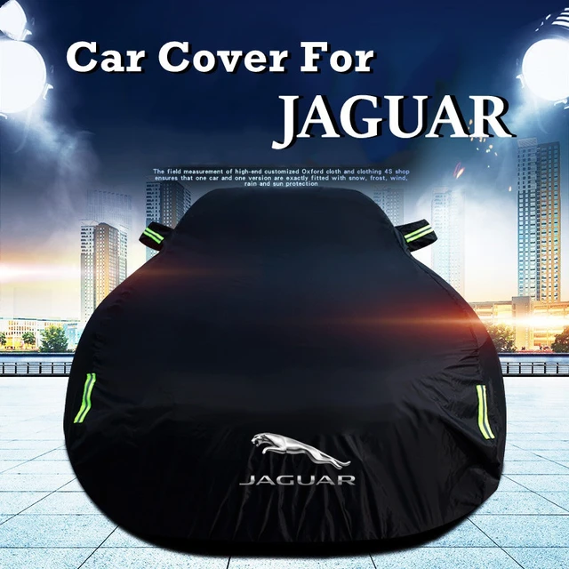 Fits For Jaguar XJ Full Car Cover Waterproof Outdoor Rain UV Snow Dust  Resistant