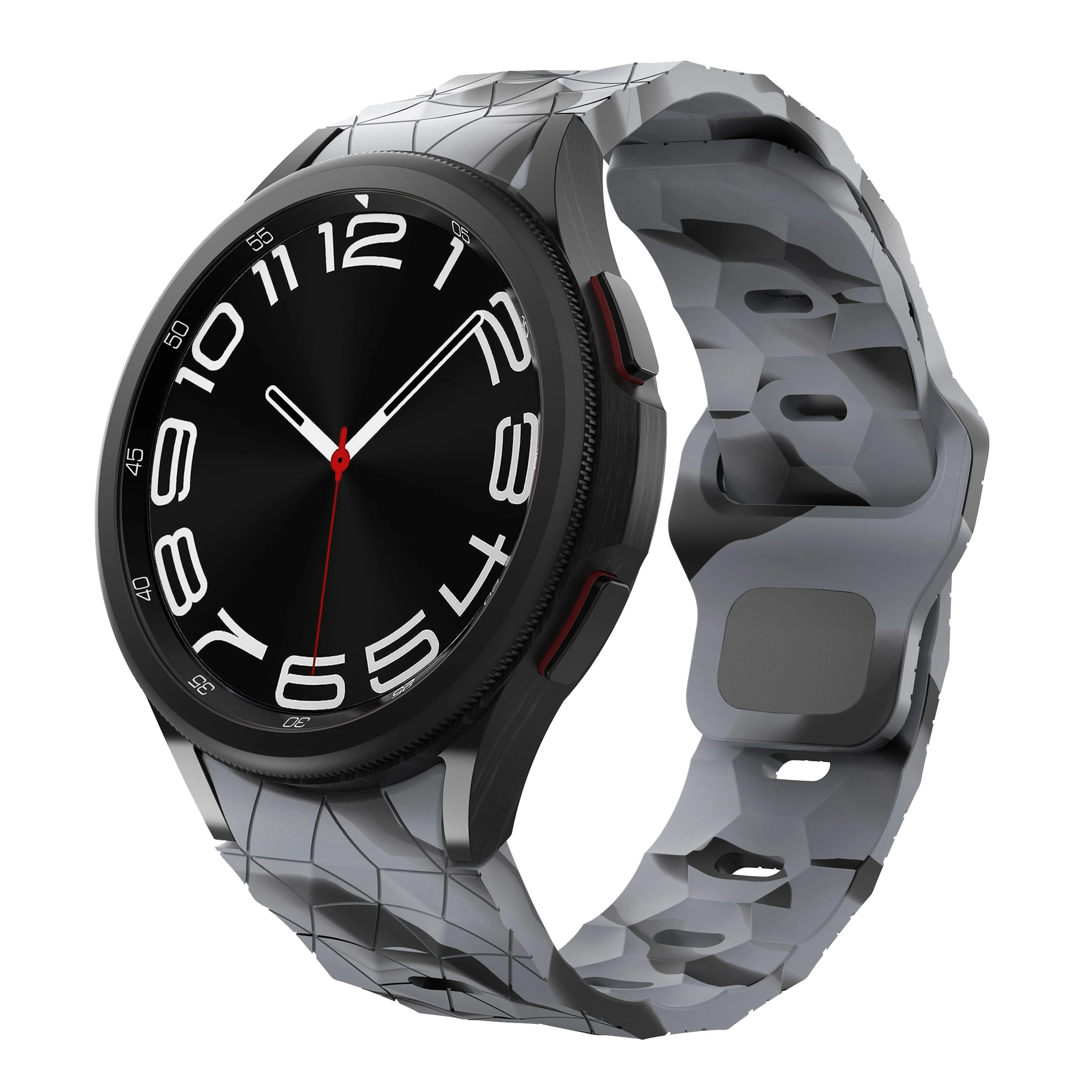 Football Pattern Soft Silicone Watch Strap Bracelet Band in Various Sizes