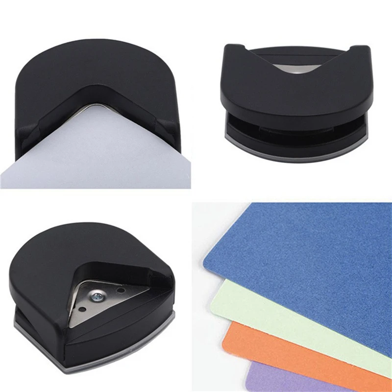 Office Supplies Set Solid Color Corner Rounder DIY Scrapbooking Paper Trimmer Rounder Paper Puncher Card Photo Cutter Tools