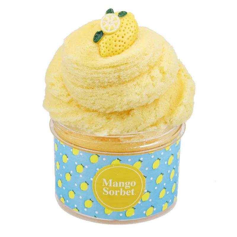 100ml Butter Fluffy Slime Kit Charm with Scented Slime Soft Putty DIY Sludge Birthday Gift Toys for Plasticine Modeling Clay Toy