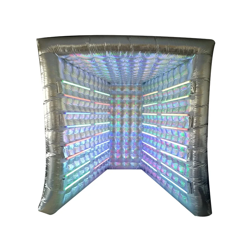 

Hot Sale 360 Inflatable Photo Booth Cube Tent Booth with Led Light