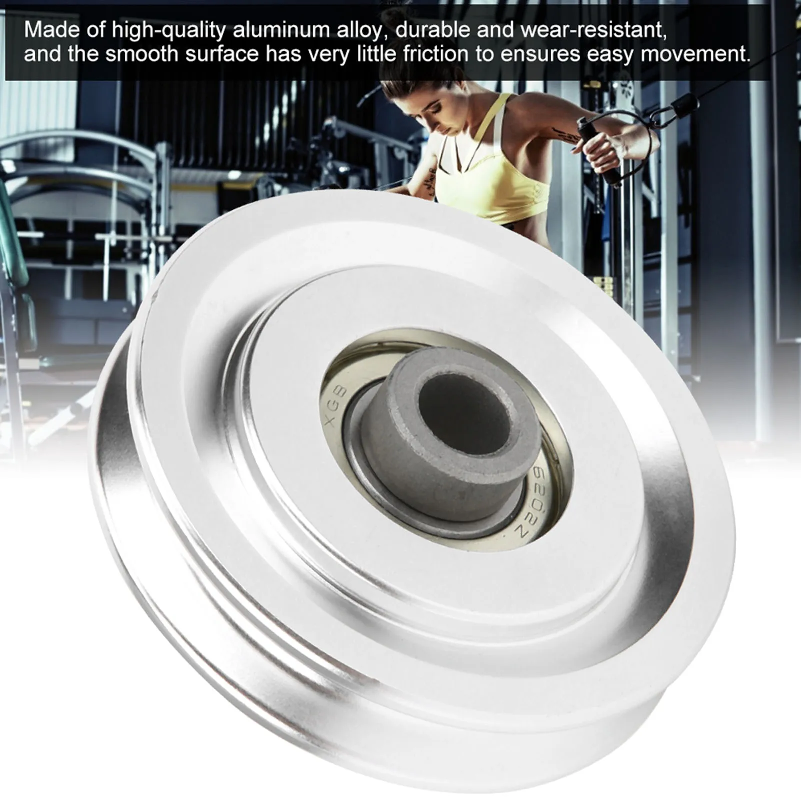 Aluminium Alloy Pulley Strength Training Exercise Hardware Fitness Equipment Accessories70mm Diameter 5