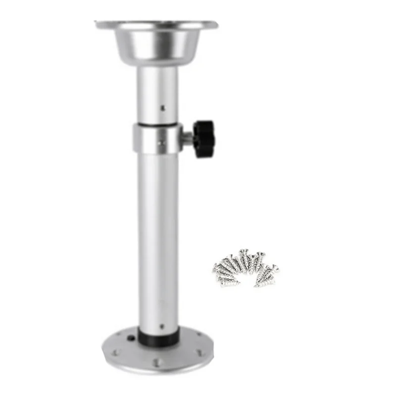 

Adjustable Table Pedestal Detachable Table Base Stand Leg Base Aluminum Alloy Table Base for RV Boat Yacht