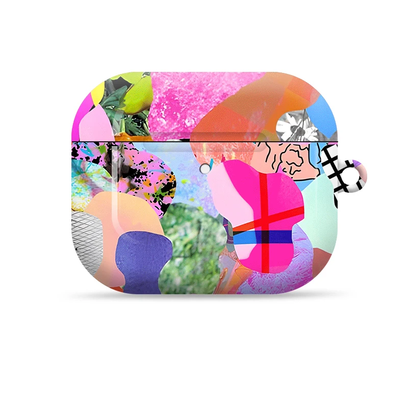 Ins Kore Renkli Bulmaca Bulmaca Renk Noktası Kolye Darbeye Dayanıklı Koruyucu Kılıf Kapak AirPods için 1 2 3 4 AirPods Pro 2
