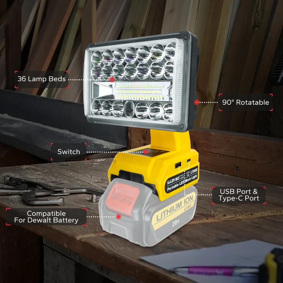 Ledlenser W7R Work LED Lampe de travail à batterie 600 lm 5 h 180 g
