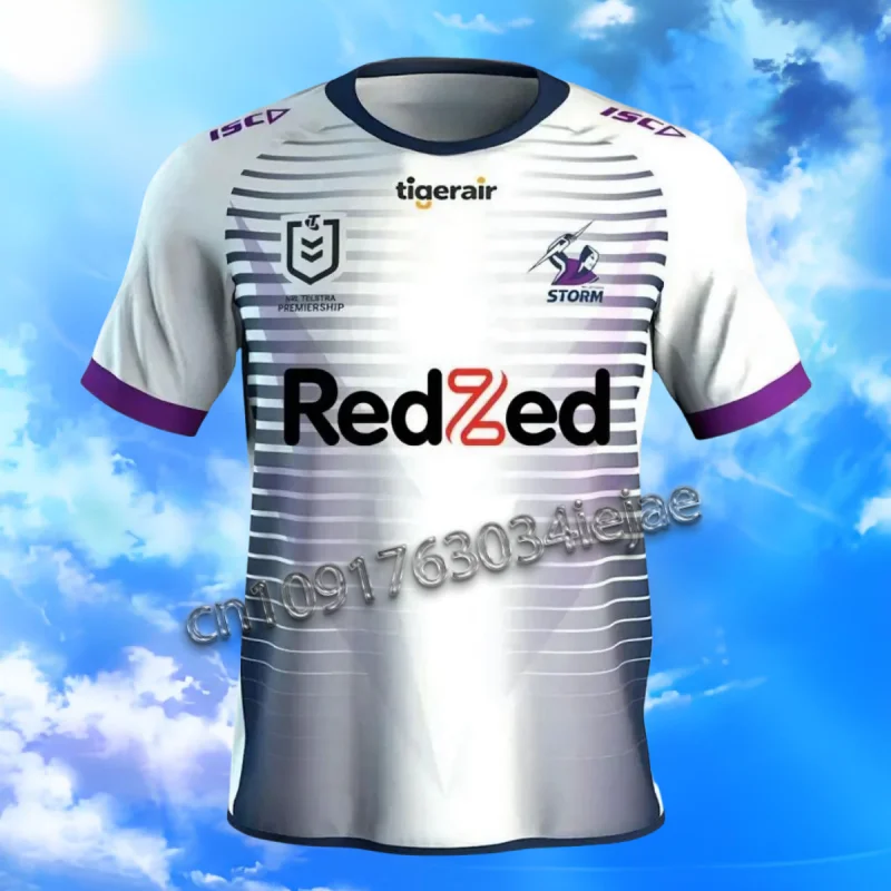 Australian rugby jerseys 3D printed sportswear training tops sports shirt