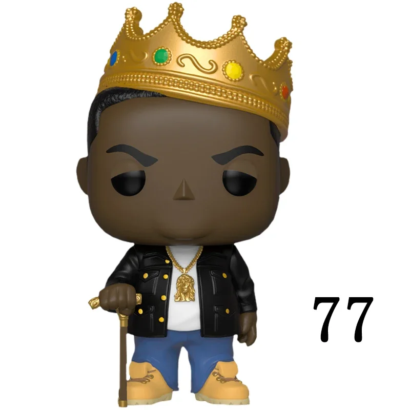 thumbnail image 5 of FUNKO POP Rocks Notorious BIG (Biggie Smalls) #77 Figura Crown Cane Music con Jersey #78 Juguetes exclusivos de la Convención de otoño de Crown, 5 of 5