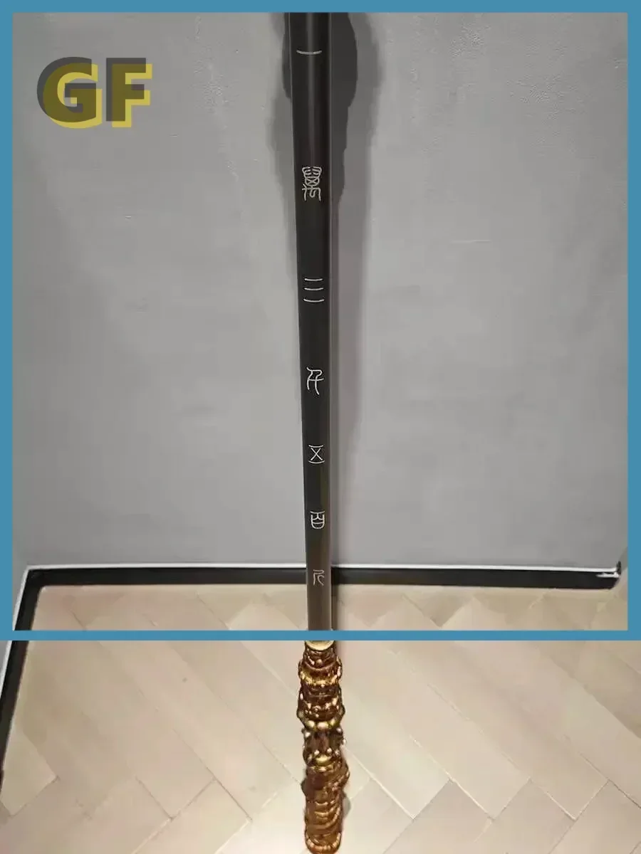 Myth Wukong Gold Hoop Half Metal Weapon Model 1:1 Solid Toy Scalable