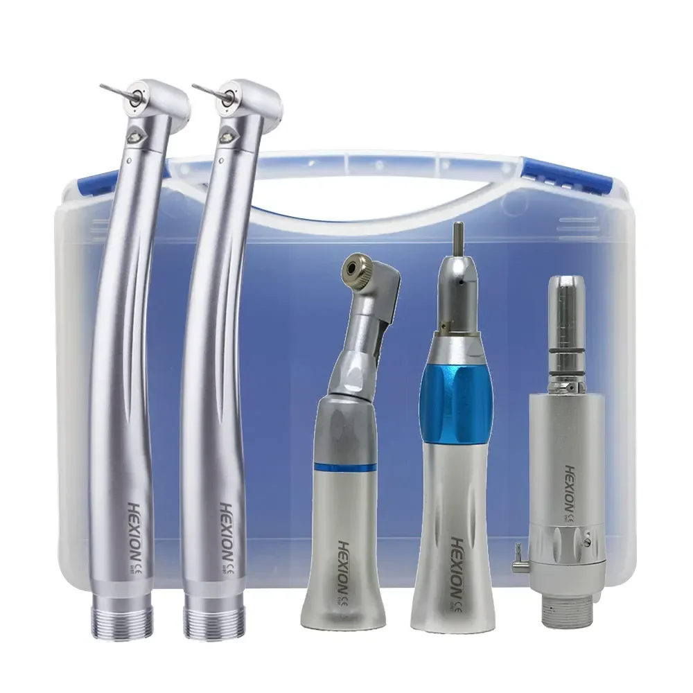 NSK Style LED E-generator Dental High Speed Air Turbine Handpiece – 4 Hole M4