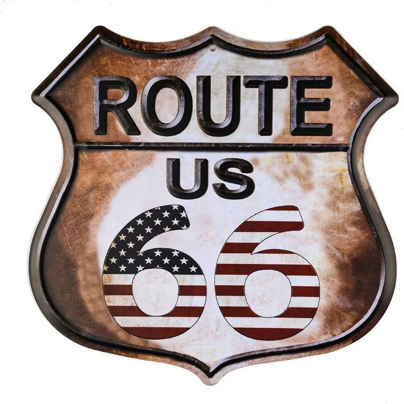 Route 66 Metal Sign 3