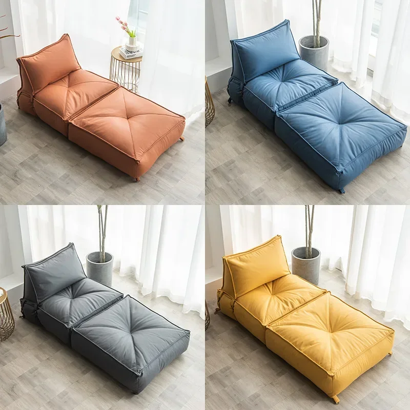Bean Bag Bed Folding Recliner Beanbag Sofa with Filler