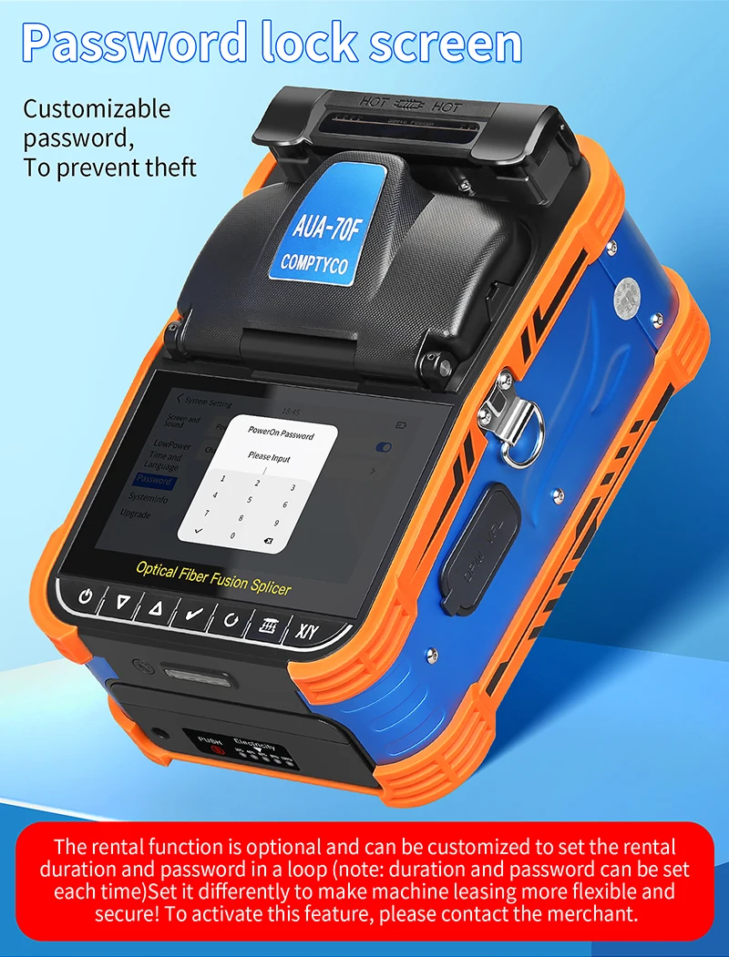A-5/FS-60F/AUA-70F Optical Fiber Fusion Splicer 6 Motor Multilingual SM MM Fiber