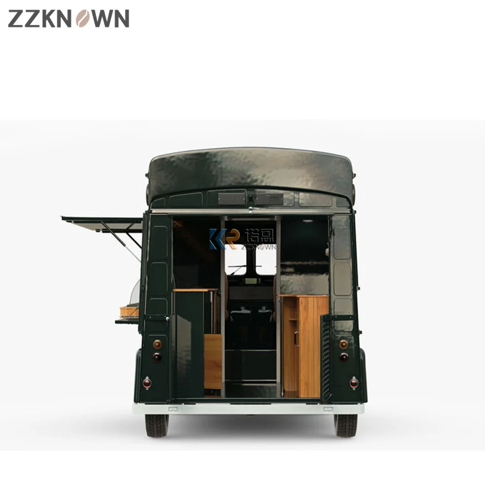 Multifunctional Food Truck with Full Kitchen Equipment Customized Food Trailer for Sale Pizza Hamburger Electric Coffee Cart