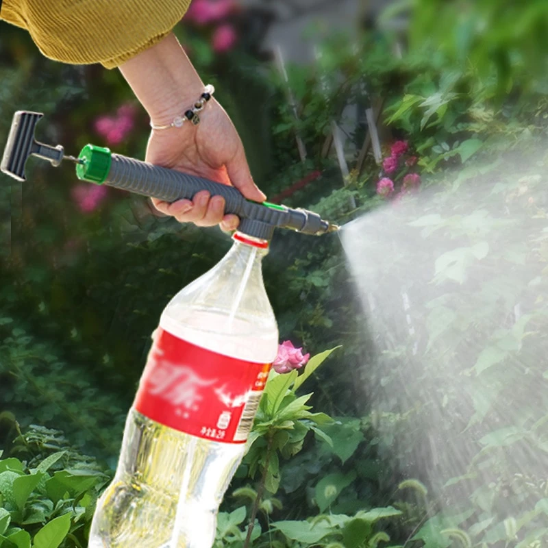 

Watering sprinkler gardening watering sprayer beverage bottle watering can high pressure small manual pressure adjustable nozzle