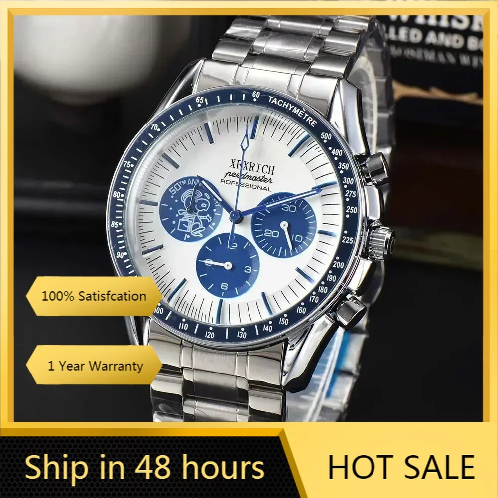 

Top AAA Original Brand Watches For Mens Business Full Stainless Steel Automatic Date Watch Luxury Chronograph Sport Quartz Clock