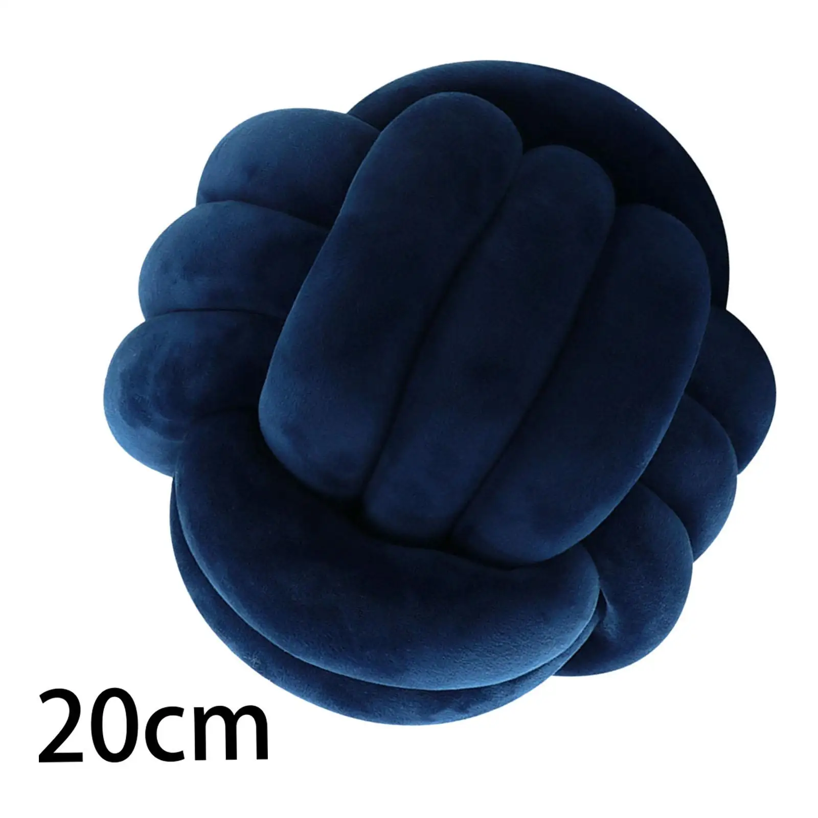 Knot Pillow Ball Handmade Plush Pillow Modern Comfortable Knotted Pillows Soft for Nursery Floor Living Room Sofa Decoration