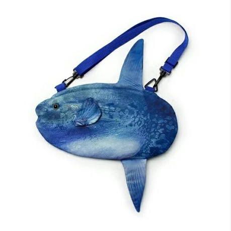 3D Fish Shaped Purses and Handbags for Women Hip Hop Shoulder Mesenger Bag  Designer Women Fashion Small Crossbody Bag Cosplay